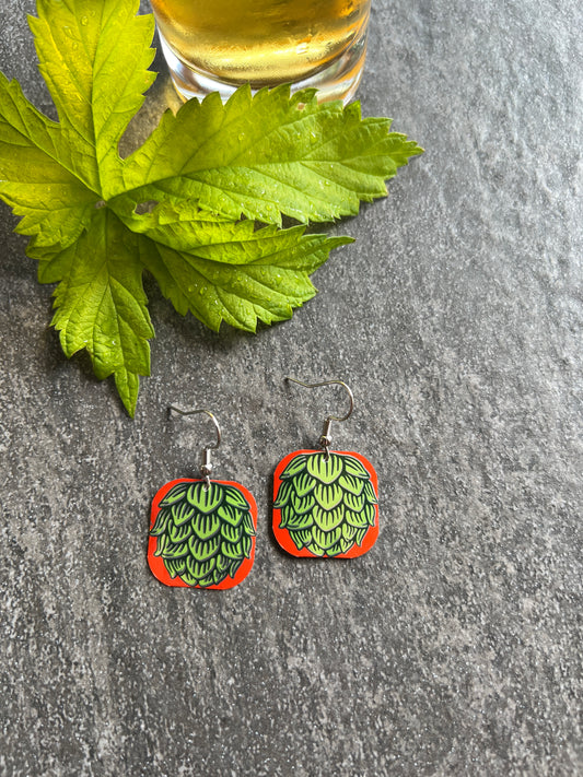Orange Hops - Squares