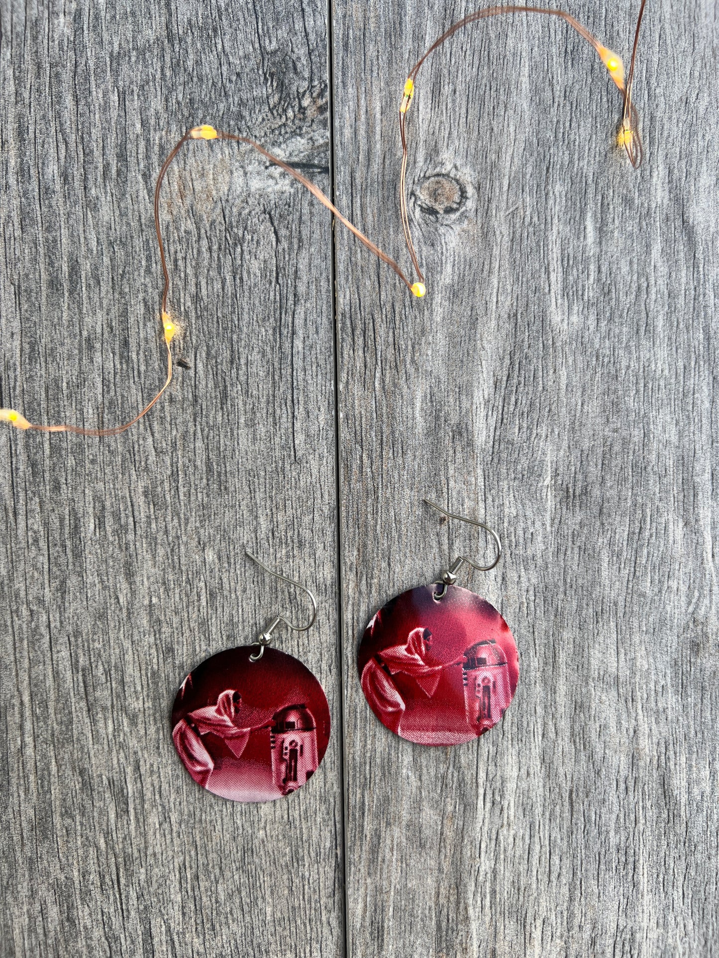 Princess Leia and R2D2 Large Circles